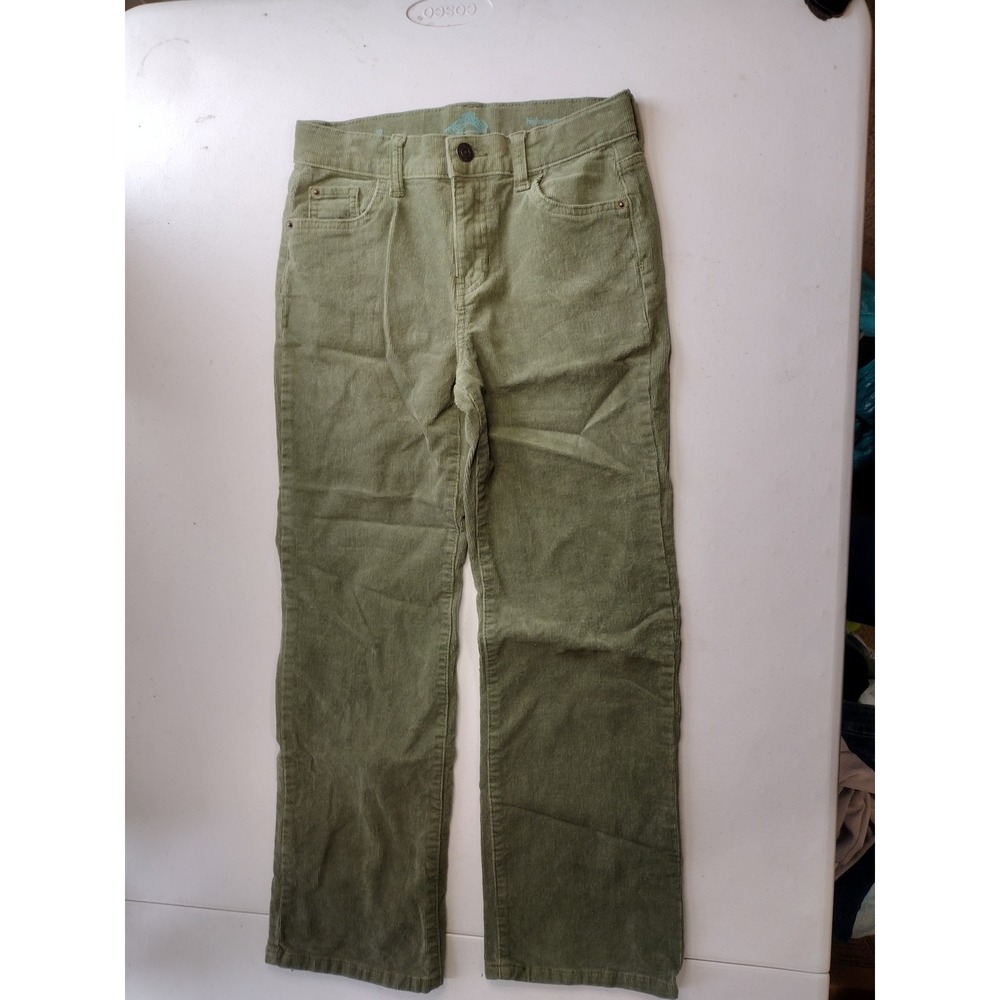 Kids Olive Green Corduroy Jeans